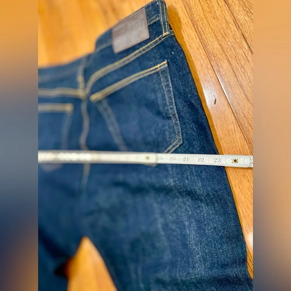 AG Adriano Goldschmied Jeans Mens 36 х 32 Blue Slim Straight Leg - Picture 15 of 17